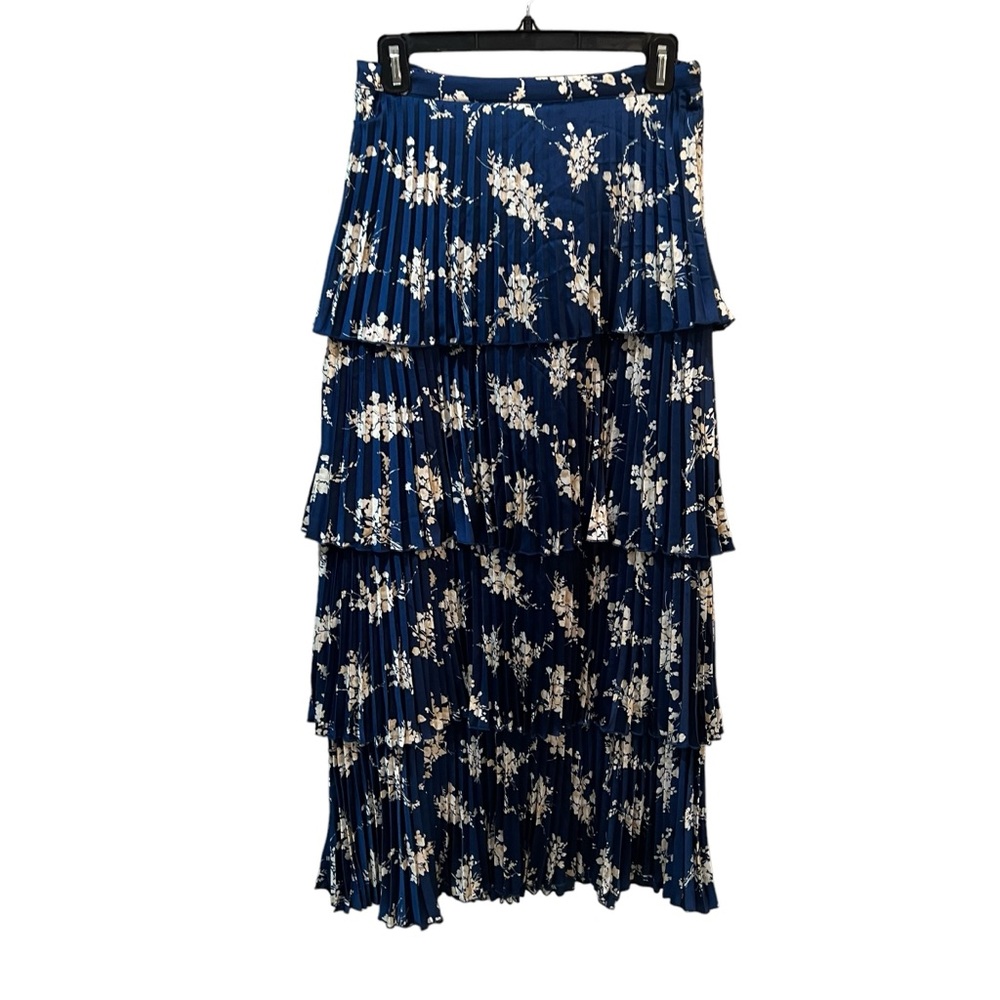 Abercrombie & Fitch Blue Floral Maxi Skirt